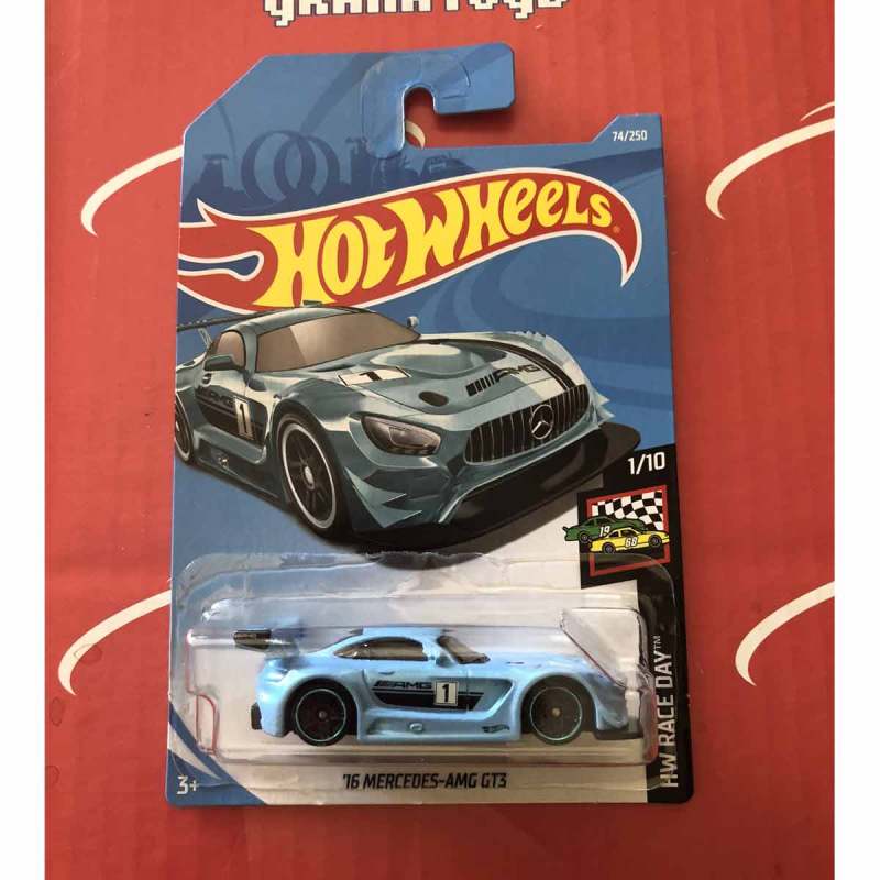hot wheels 16 mercedes amg gt3
