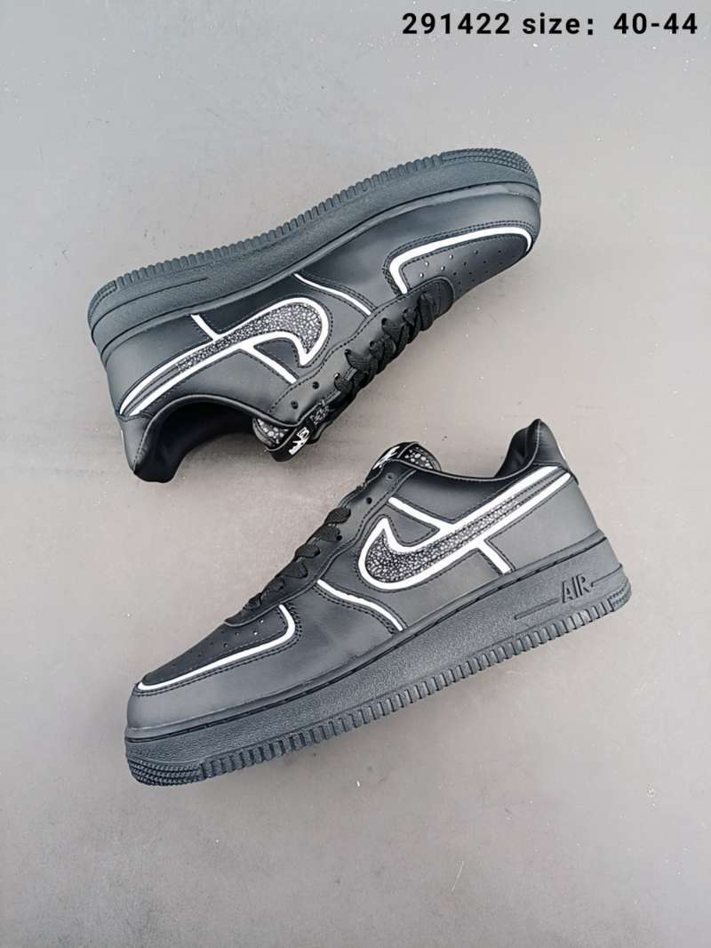 black af1 shoes
