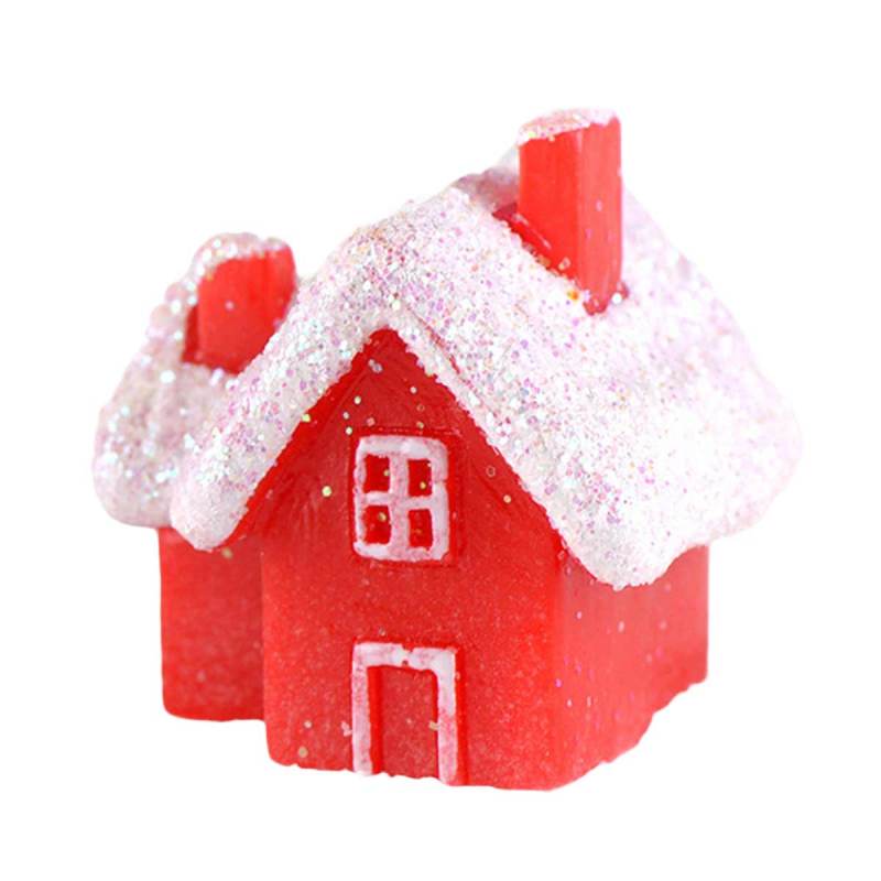 Jual Bluelans 1 Miniature Snow Villa House Figurine Diy Dollhouse