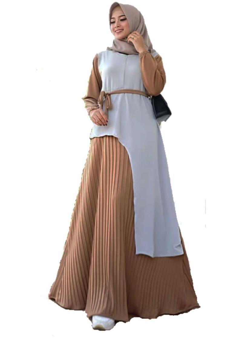 Jual Solo Griya Fashion Motif Plisket Hemma Maxy Gamis Muslim Wanita Online Januari 2021 Blibli