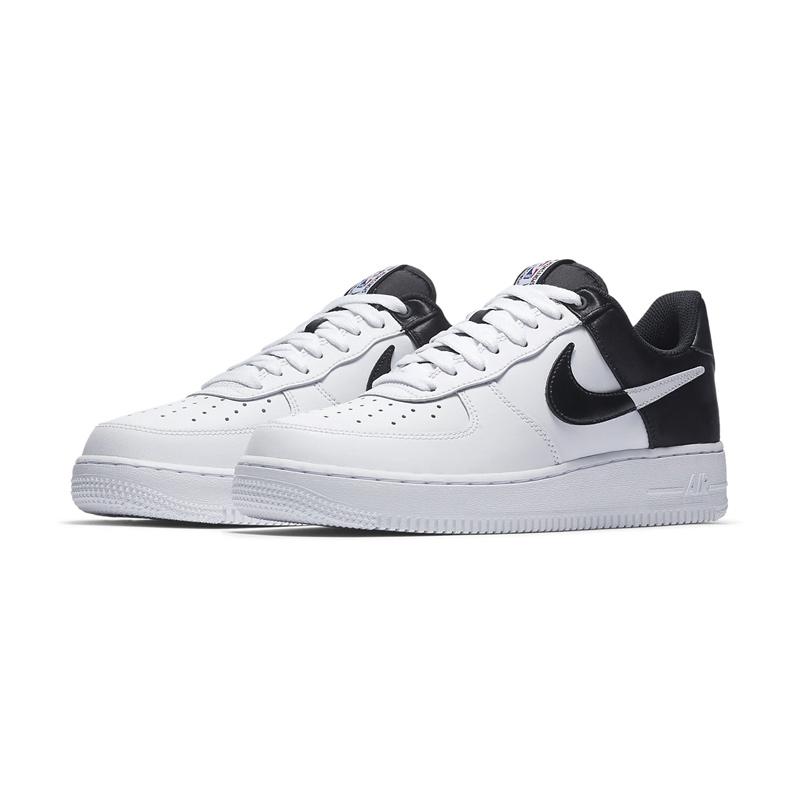 Jual Nike Air Force 1 07 Lv8 Sepatu Sneakers Pria 7 5 White Black Online November 2020 Blibli Com