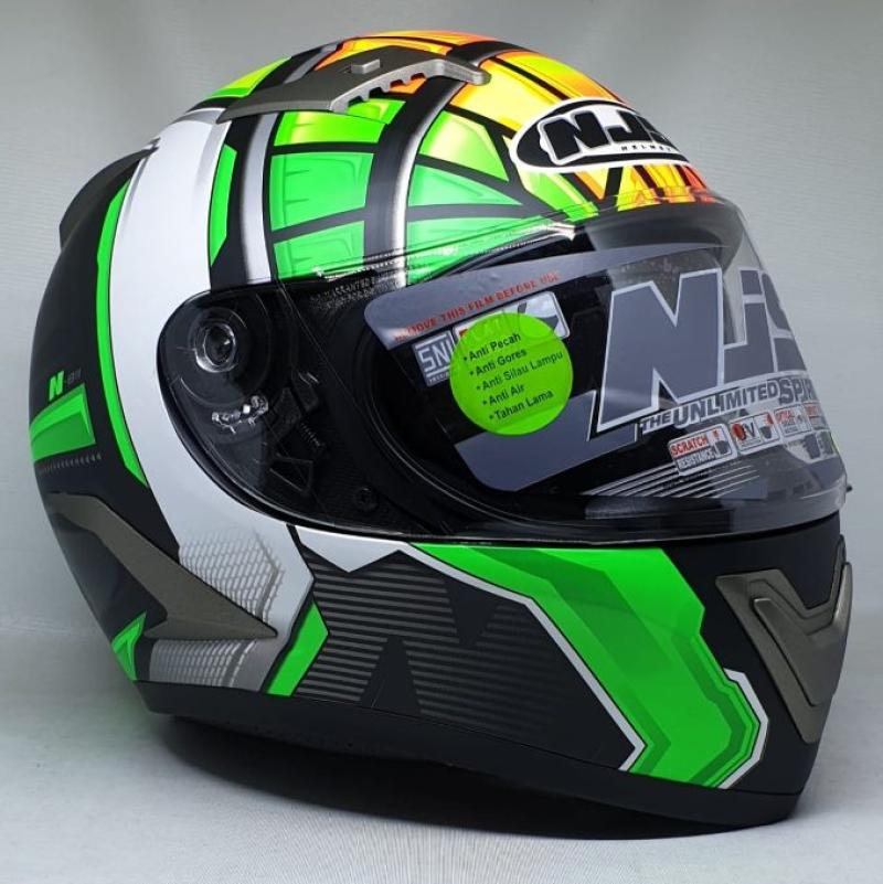 Promo NJS Shadow 811 Flat Visor Helm 