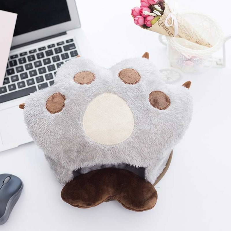 Jual H Ikea Usb Heated Mouse Pad Plush Thickening Cat Bear Paw Mouse Hand Warmer With Wrist Guard Warm Winter Online September 2020 Blibli Com