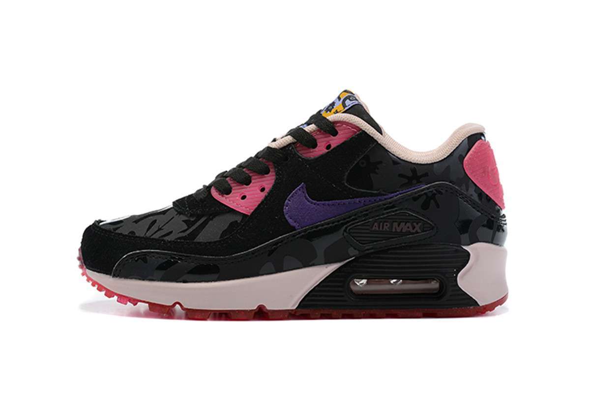 nike air max 90 womens black pink