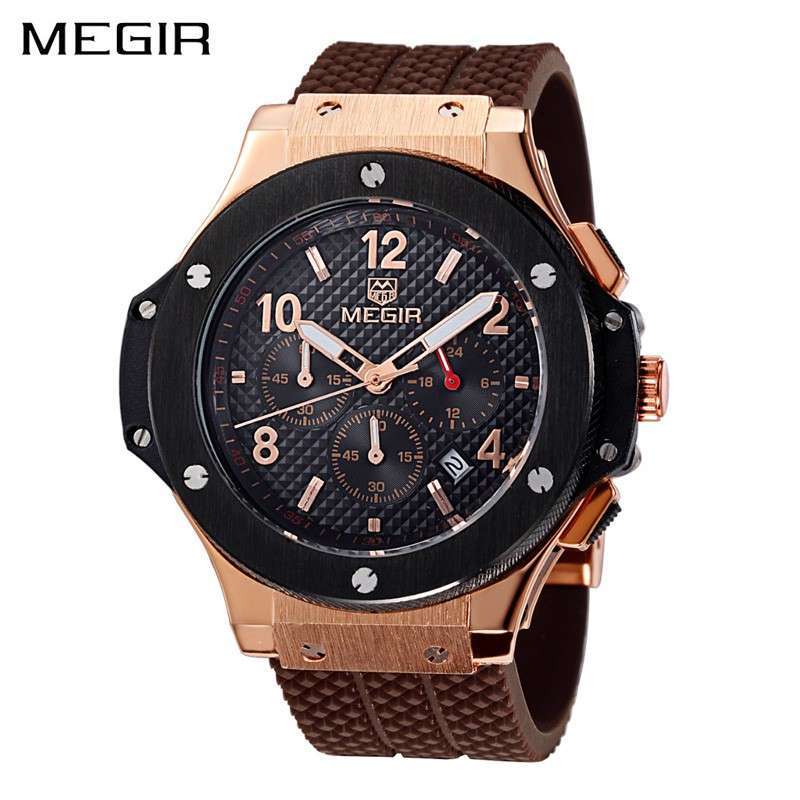 Jual Megir 3002 Jam Tangan Pria Analog Chronograph Tali Rubber Anti Air Original Di Seller Micktribe Kebon Pala Kota Jakarta Timur Blibli