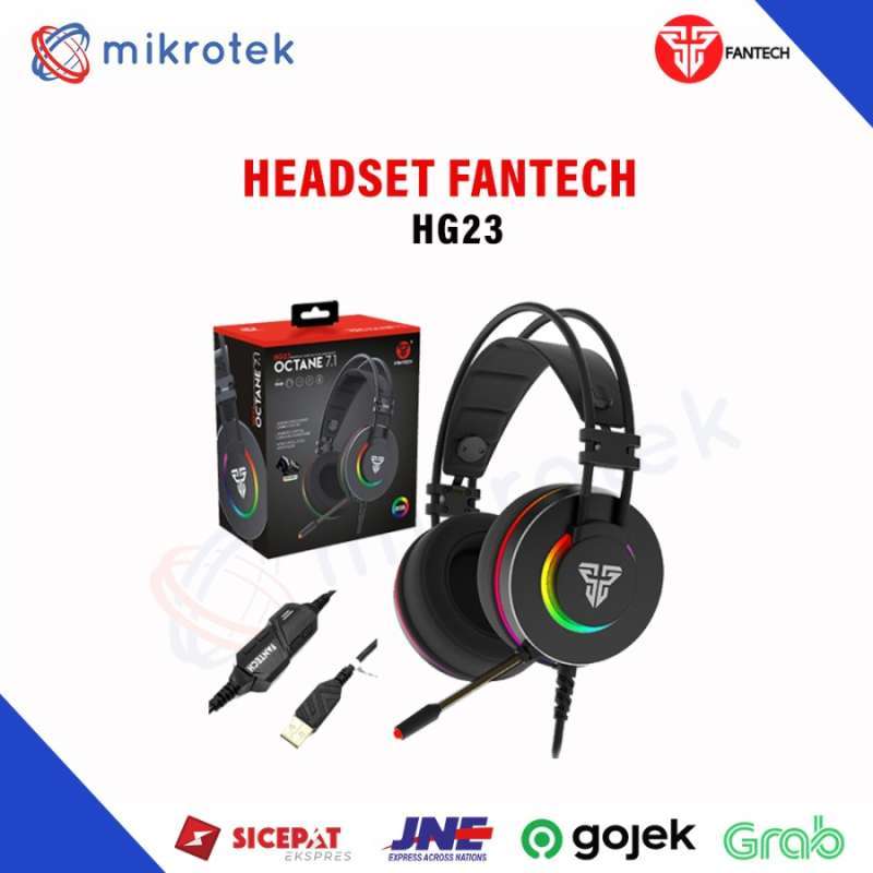 Promo Headset Fantech HG 23 7.1 Running RGB Aluminium Body HG23