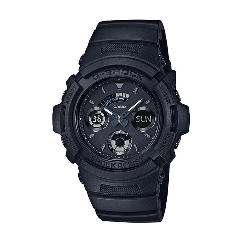 Promo Casio G shock Dual Time Original Resin Strap Jam Tangan Pria Black aw 591bb 1adr Diskon 10 Di Seller Horizon Store Kranji Kota Bekasi Blibli