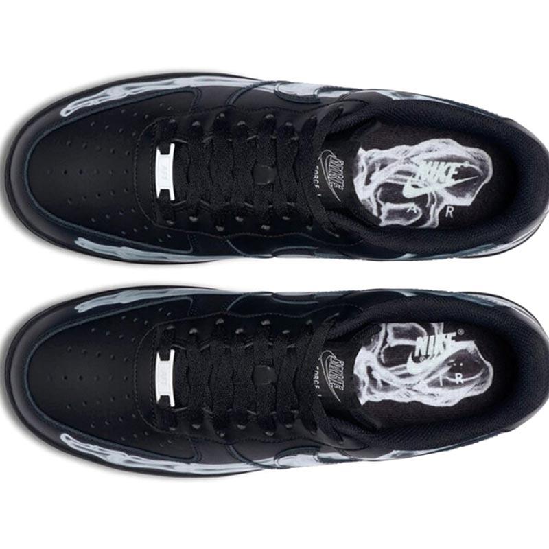 black air forces skeleton