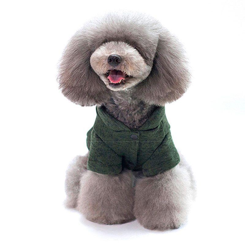Jual H Ikea Winter Dog Clothes Thickening Jacket For Pets Green