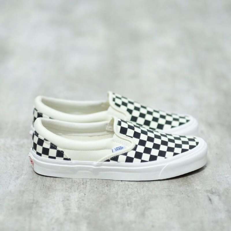 ORIGINAL Vans Vault Og Slip On Checkerboard Bw 100 Authentic