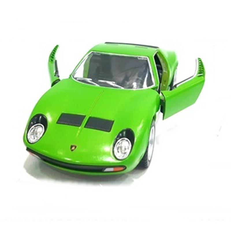 Promo Kinsmart 5390w Lamborghini Miura P400sv 1971 Diecast Green