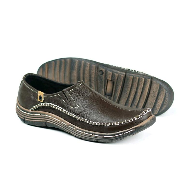 Jual Fordza Kulit Asli Hand Made Moccasin Rubber Microcell Sepatu