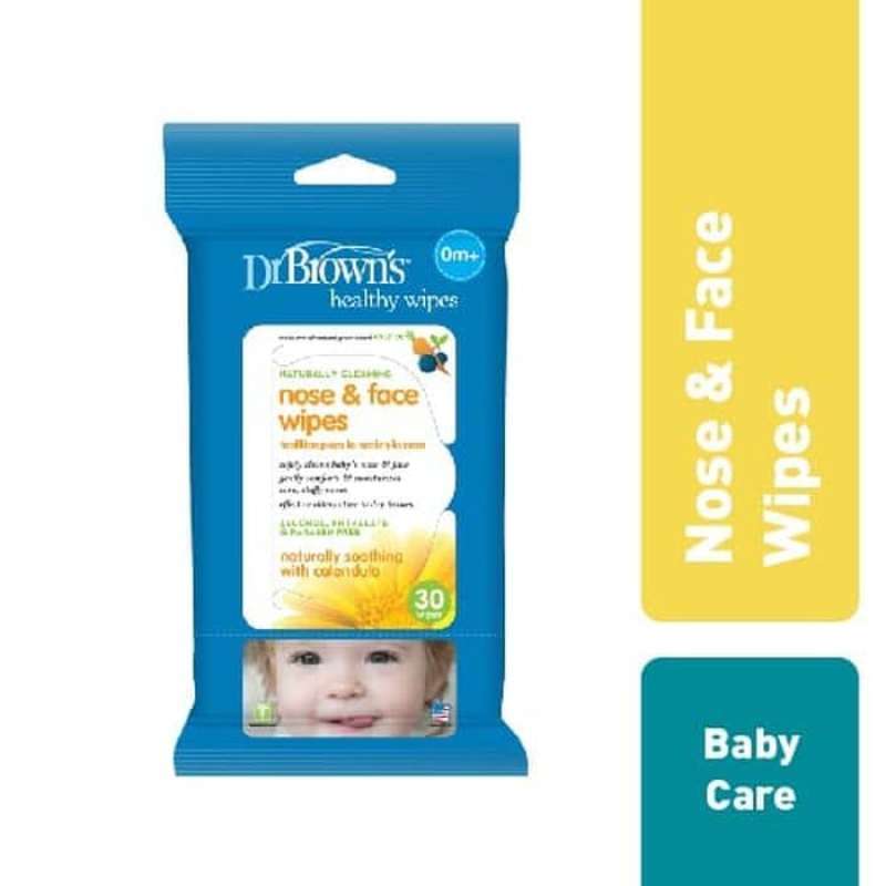 Promo Dr. Brown s Tooth Gum Wipes 30 sheet Nose and face wipes
