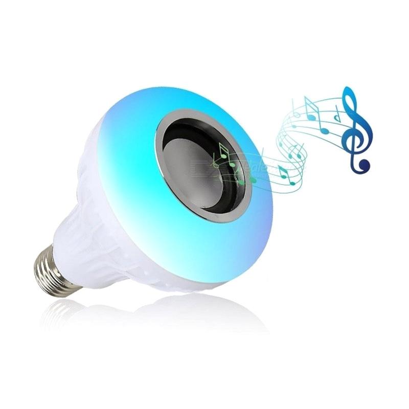 Jual Eds Dimmable E27 Smart Rgb Wireless Bluetooth Speaker Music Playing Bulb With 24 Key Remote Control Online Februari 2021 Blibli