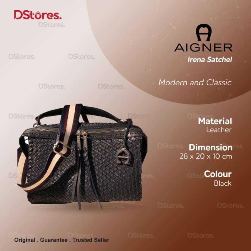 Jual Aigner Irena Satchel Black Di Seller Dstores Ladies