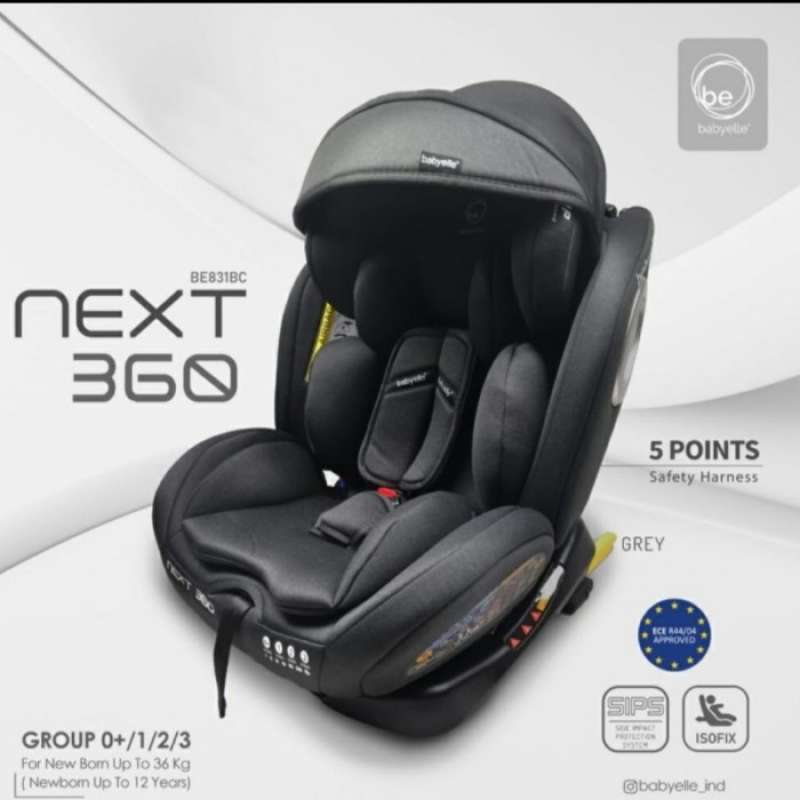 Carseat Babyelle Be831 Next 360 Isofix Car Seat Babyelle 360