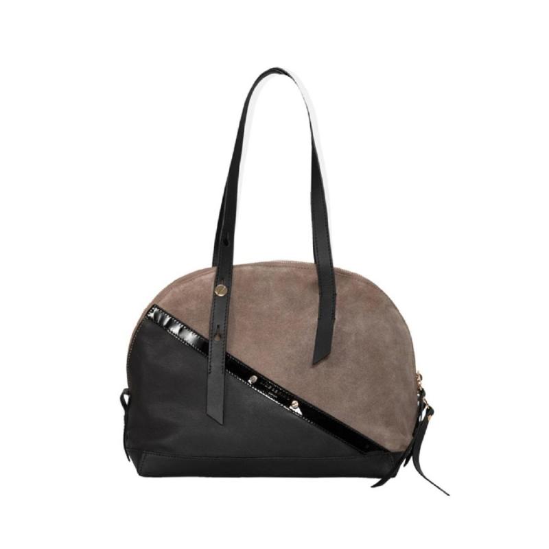 Jual Liebeskind Berlin Helmet Patent Bowling Bag S Cold Grey
