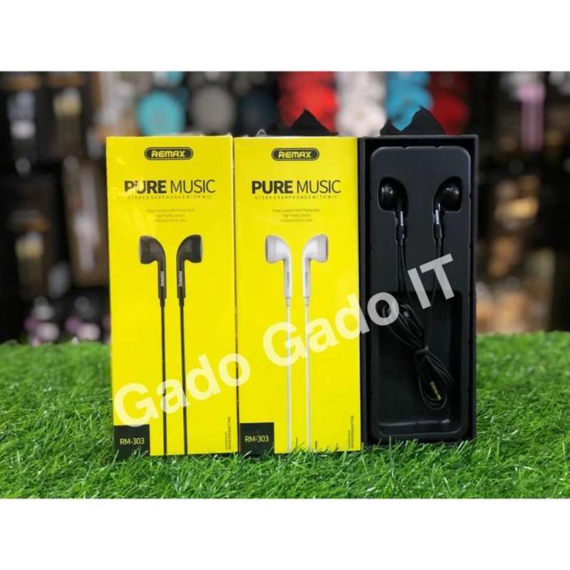 Headset Earphone REMAX RM 303 Headphone Super Bass With Microphone