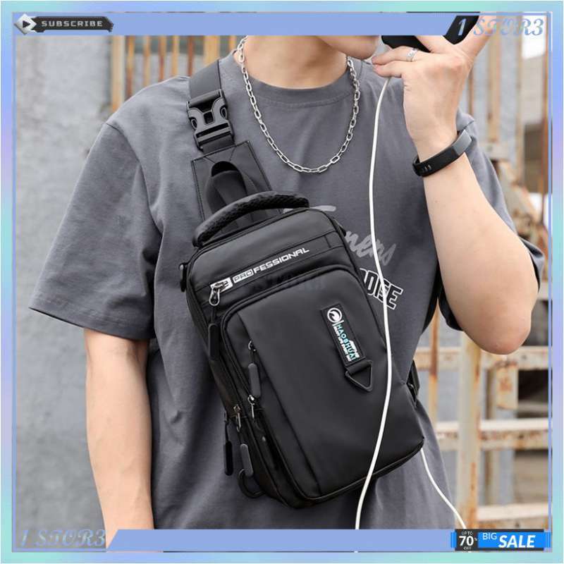 Promo Trm Hot Promo Sling Bag Waistbag Pria Multifungsi Waterproof