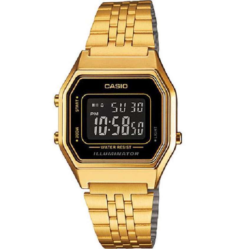 Casio outlet gold wanita