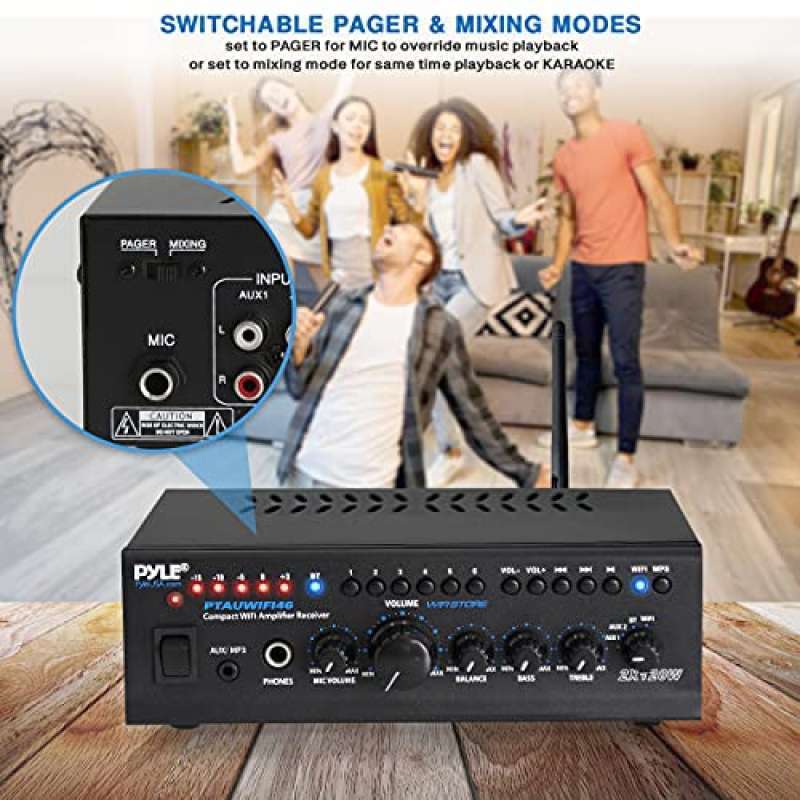 Promo Pyle WiFi Stereo Amplifier 
