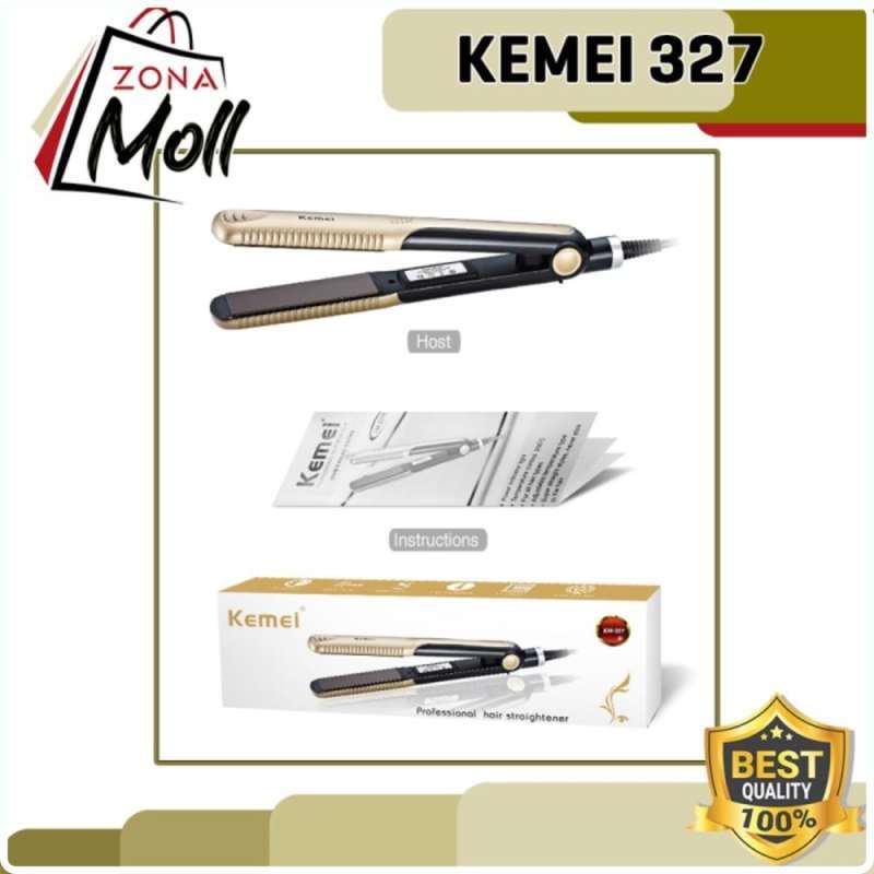 Jual Kemei Km 327 Catokan Pelurus Rambut Prtofessional Hair Straightener Kode 287 Di Seller Dwiyasa Perkasa Wijaya Kusuma Kota Jakarta Barat Blibli
