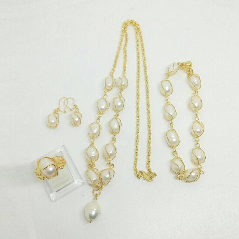 Jual Kibay Set Full Perhiasan Lapis Emas 24k Mutiara Air Tawar Gelang Anting Cincin Kalung Di Seller Kibay Kota Jakarta Timur Dki Jakarta Blibli
