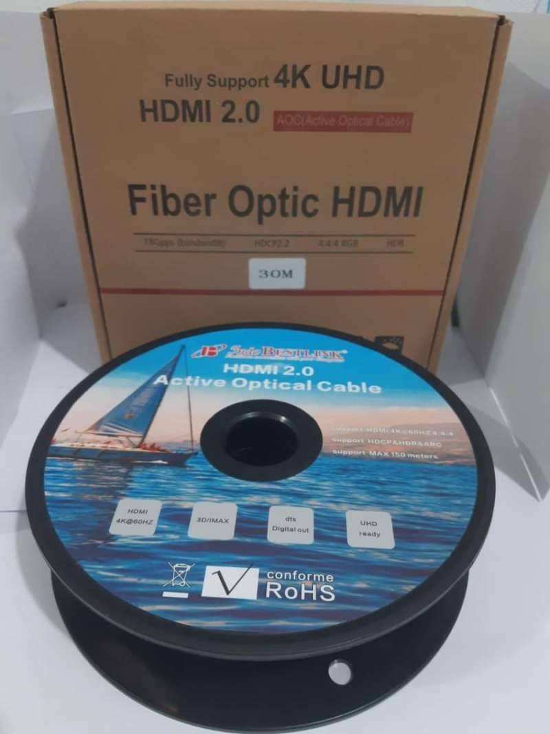 Kabel HDMI Fiber Optic 30Meter Support 4K UHD