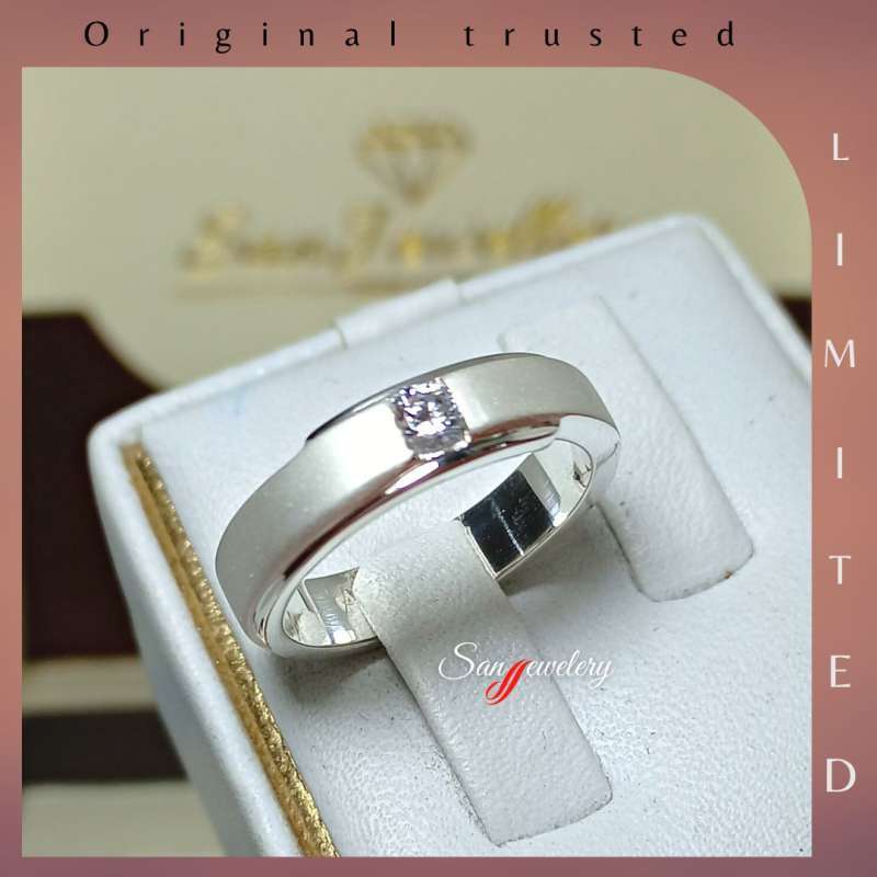 Jual San950 Palladium Single Cincin Kawin di Seller San 950