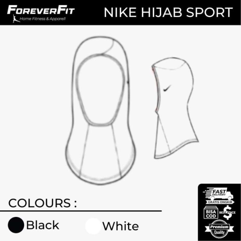 Nike hijab hot sale size chart