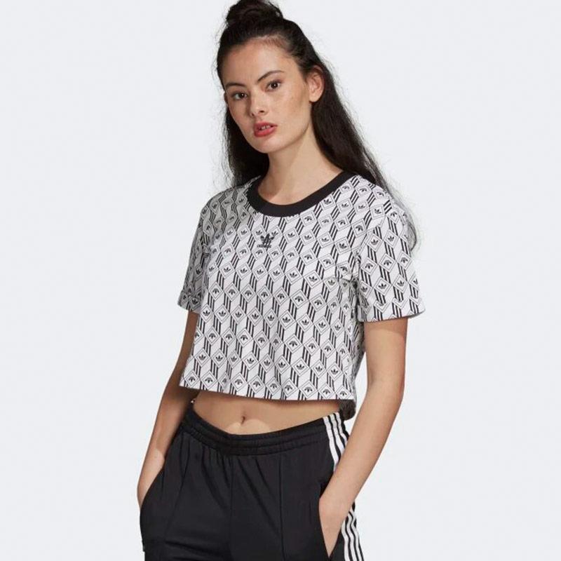 Cropped tee adidas clearance