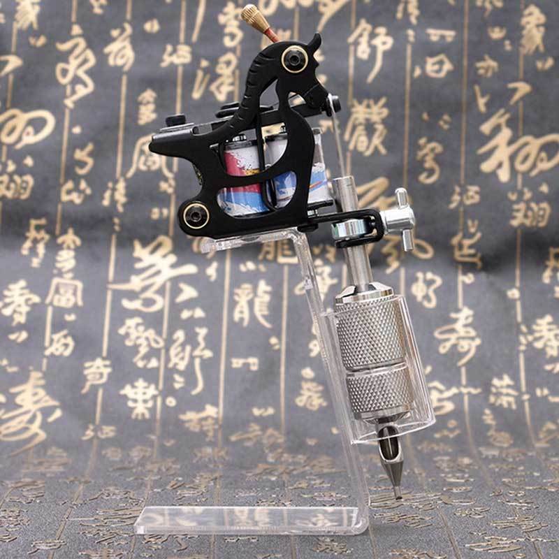 eds acrylic tattoo machine display stand frame coil motor machine transparent stent tattoo equipment accessories