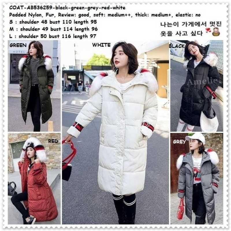 Winter Jaket Jacket Bulu Long Coat Musim Dingin Korea Import AB536259