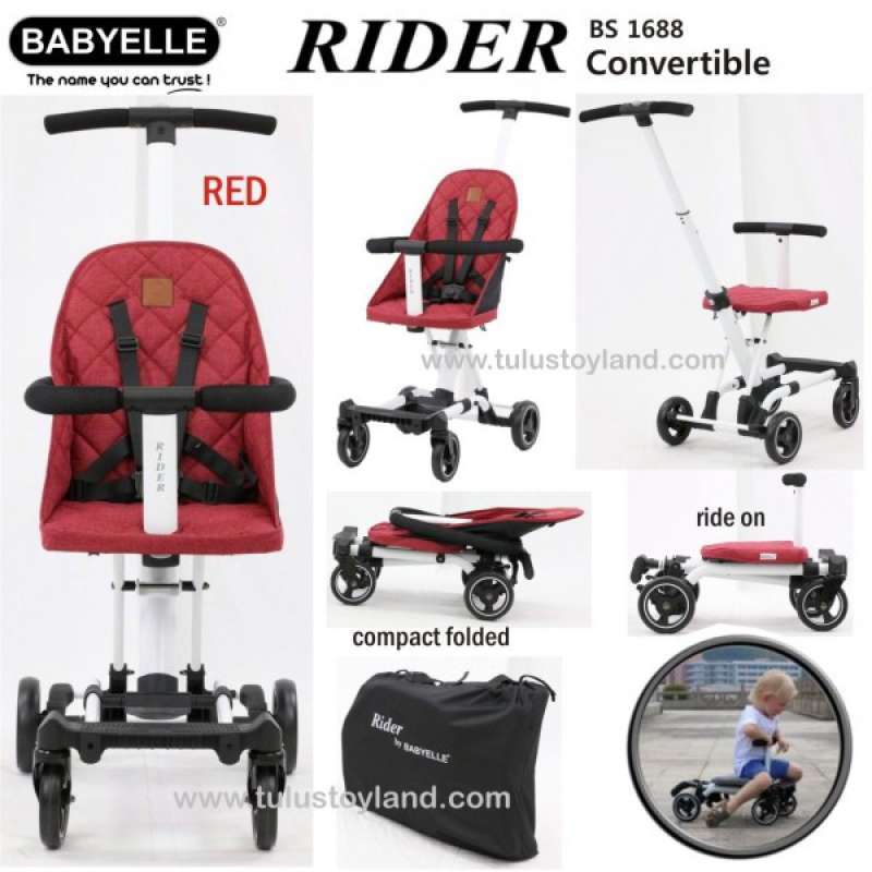 Jual Gratis Ongkir Babyelle Rider Convertible Baby Elle Stroller Board Cabin Size Red Di Seller Bridgewater Commons Serua Kota Depok Blibli