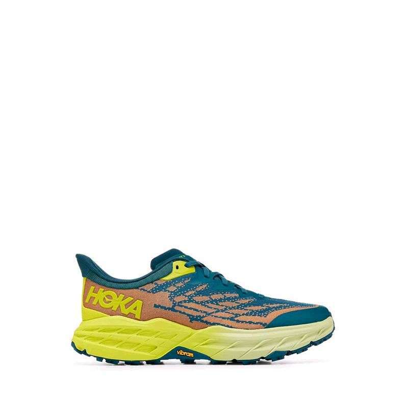 Hoka Speedgoat Wide 2E Men's Trail Running Shoes Blue Coral Evening  Primrose Original
