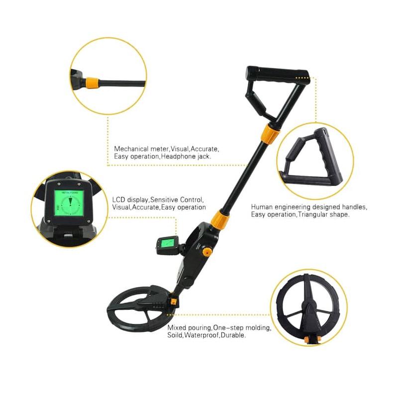 Promo AllYouCanBuy MD-1008A Metal Gold Coins Detector Alat ...