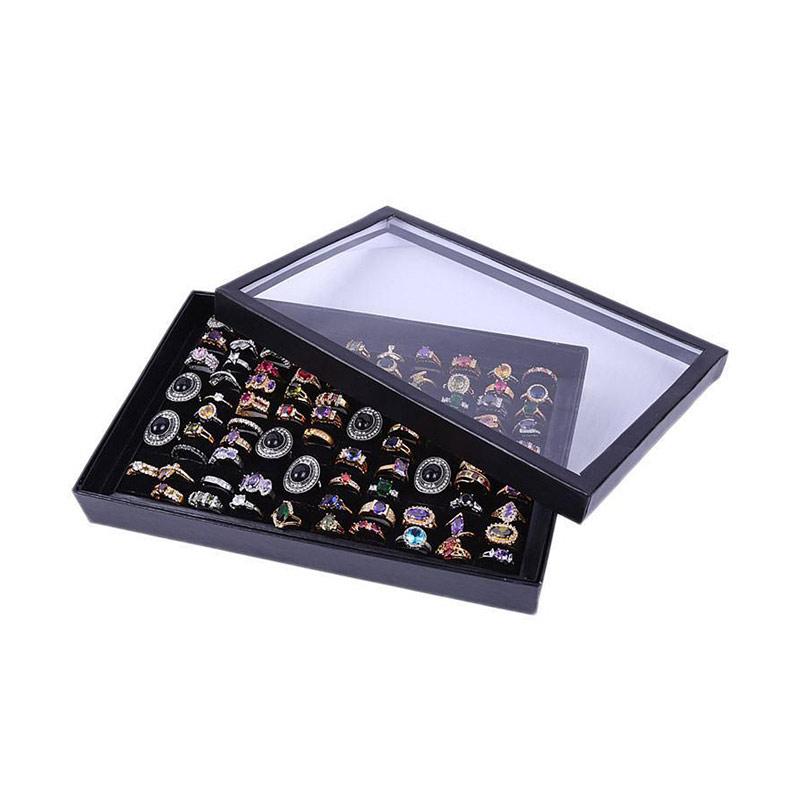 Jual H Ikea Ring Display Box Cardboard Jewelry Storage Showcase With Lid Earring Carrying Tray 100 Slot Online Desember 2020 Blibli