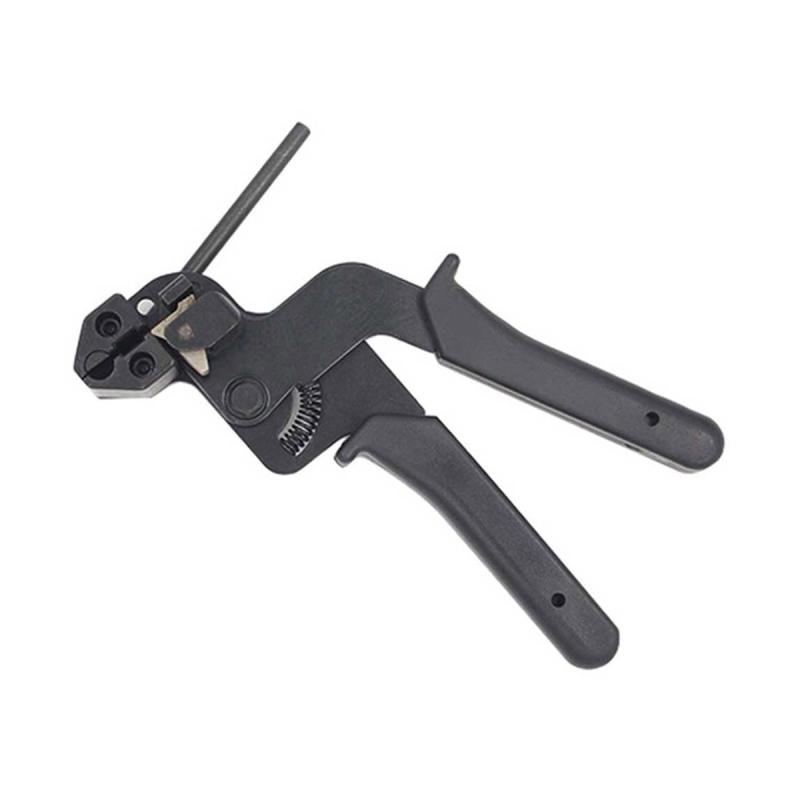 Stainless steel cable tie tightening tool
