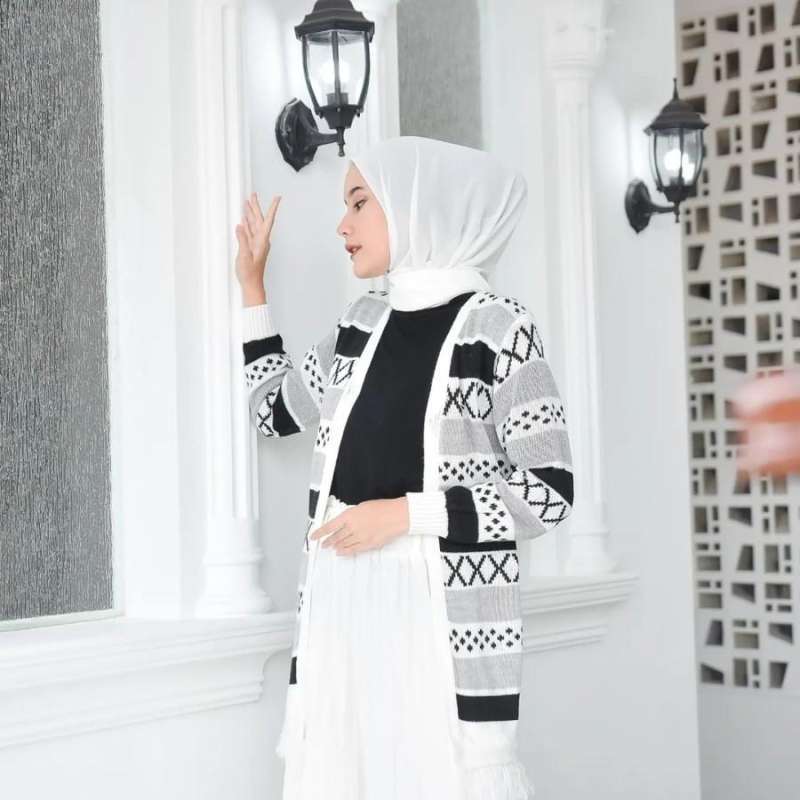 Fashion Muslim Outwear Muslim Wanita Cardigan Muslim Hinata