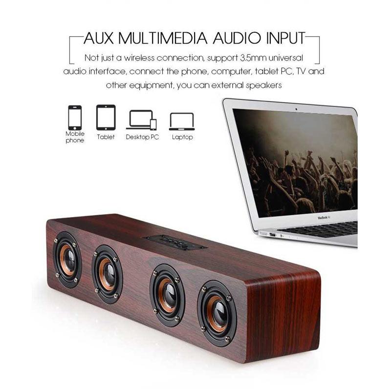 Jual Toproad W8 Stereo Soundbar Subwoofer Bluetooth Speaker Online Februari 2021 Blibli
