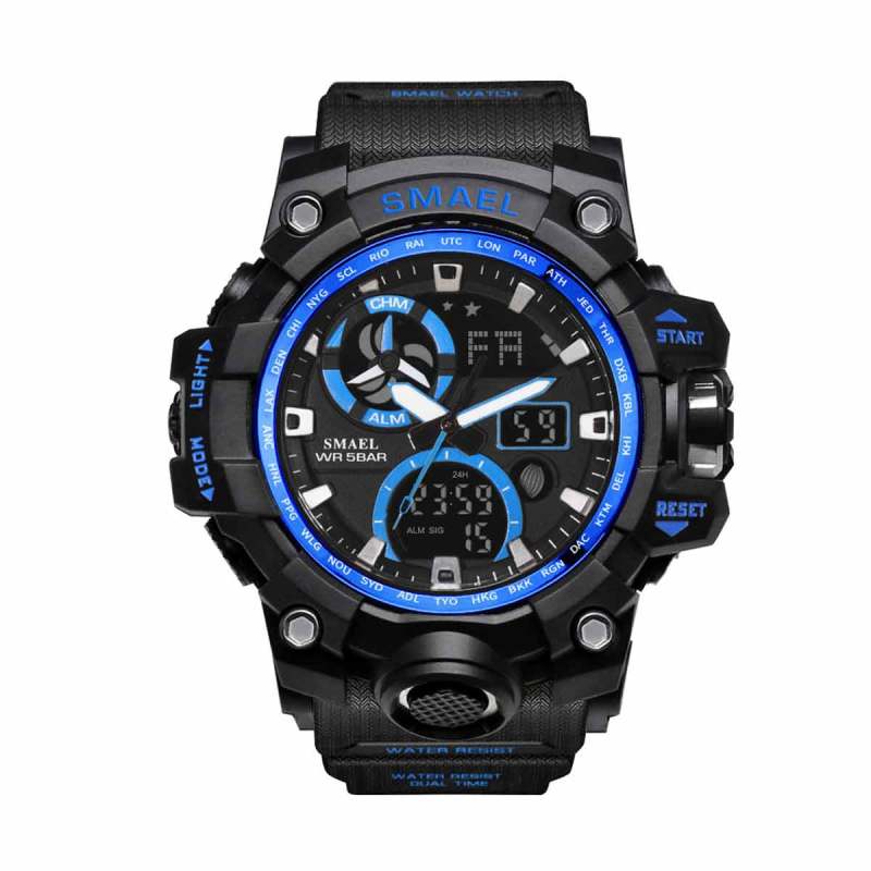 Jual Smael Sport Dual Time Jam Tangan Pria 1545c Original Online November 2020 Blibli Com
