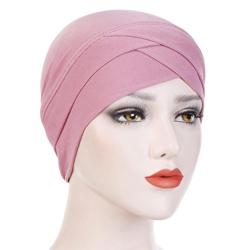 Promo Women Muslim Hijab Turban Hat Cap 