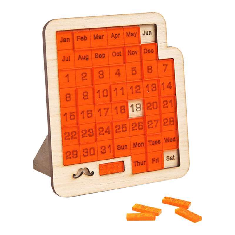Promo Daily Calendar Puzzle Crossword Toys Funny Durable for ...