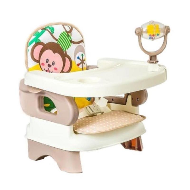 jual pliko folding booster seat baby monkey deluxe comfort pk 8216 with toy kursi makan bayi idola bs online september 2020 blibli com