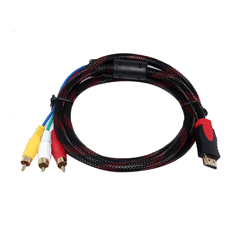 Jual Iit Hdmi To Av Cable Hdmi Male To 3 Rca Video Audio Av Component Converter Adapter Cable 1 5 M 5 Ft Online September 2020 Blibli Com