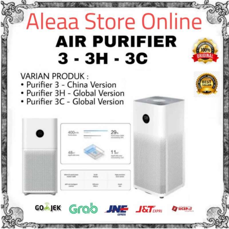 Perbedaan mi air purifier new arrivals 3c dan 3h