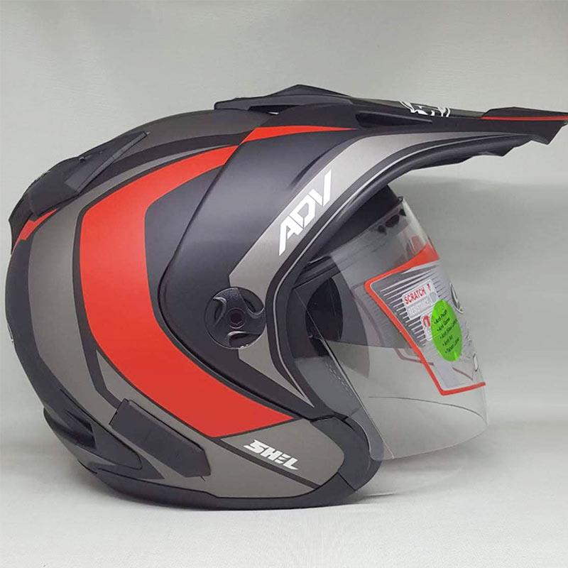 Jual SHEL ADV 150 Motif 01 Helm Half 