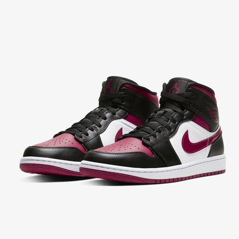Jual Nike Air Jordan 1 Mid Bred Toe Sepatu Sneakers Pria 554724 066 Online Februari 2021 Blibli