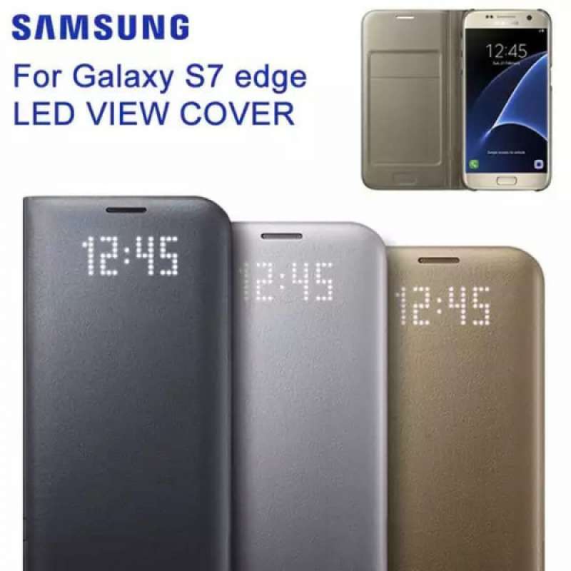 Promo Samsung Galaxy S7 Edge Led View Flip Cover Hard Case Casing Diskon 15% di Seller Valmai Store - Cengkareng Kota Jakarta Barat Blibli
