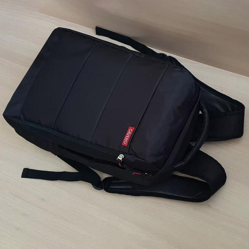 Jual Cavero Tas Ransel Pria Black Cass2030 Raincoat Murah